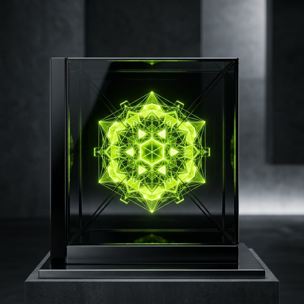 Abstract 3D digital product visual